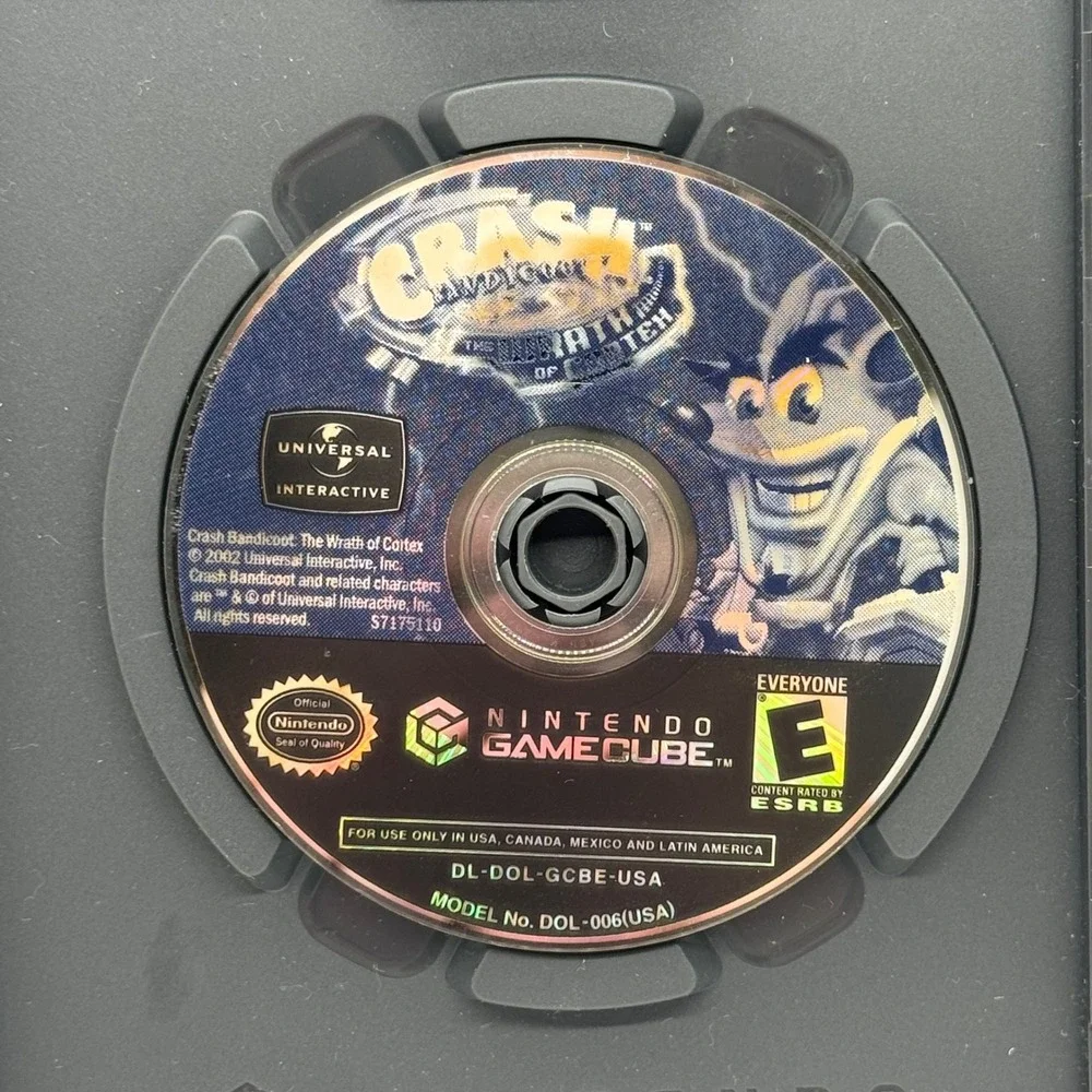 Crash Bandicoot The Wrath of Cortex Nintendo GameCube CIB Game